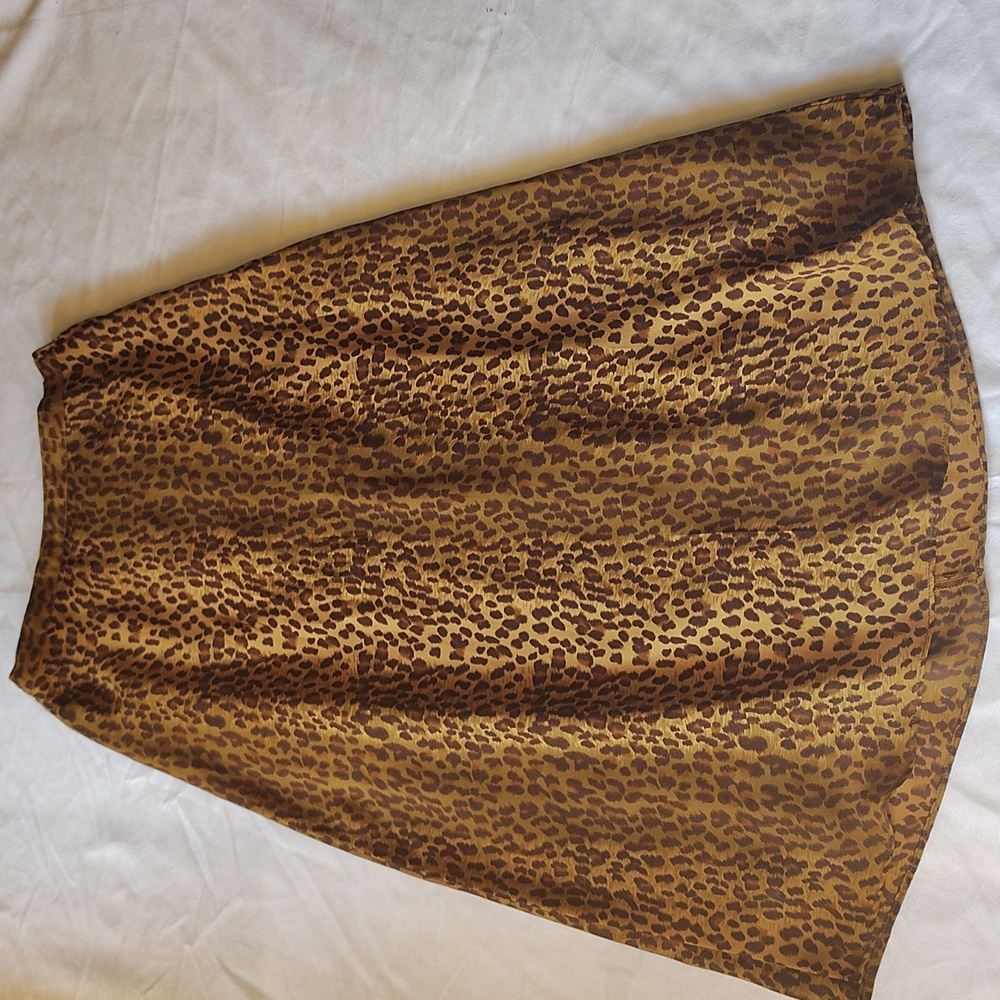 Byer California Animal Print A-Line Skirt Size L